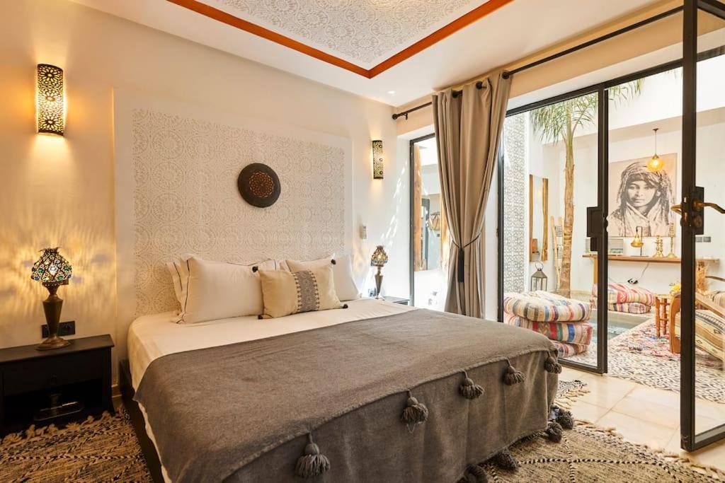 Riad Miloud En Exclusivite 10 P Au Coeur De La Medina Marrakesh Bagian luar foto